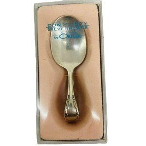 Community Oneida Curved Handle Baby Spoon 3 3/8"